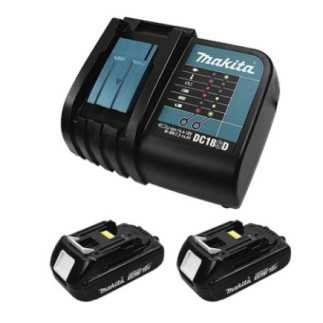 Combo Rotomartillo + Atornillador 18 V BL + 2 baterías 1.5 A MAKITA DLX2414X7B