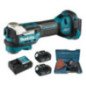 Multi Cortador 18 V + 2 baterías 5 A + accesorios Makita DTM52RTJX1