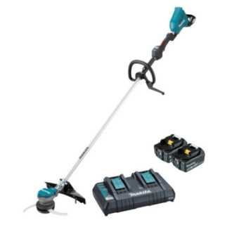 Desbrozadora 10" 36 V + 2 baterías 18 V 5 A + cargador Makita DUR368LPT2