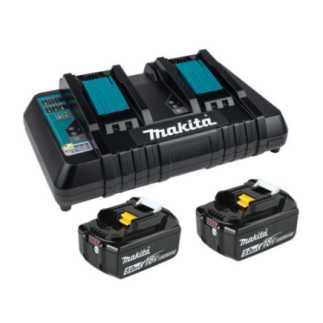 Desbrozadora 10" 36 V + 2 baterías 18 V 5 A + cargador Makita DUR368LPT2