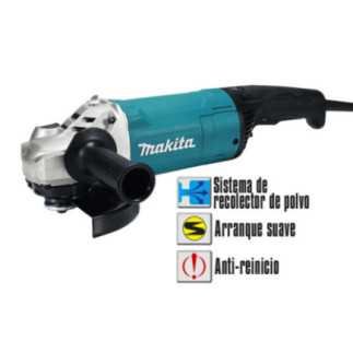 Esmeriladora Angular 7" 2,700 W 8,500 rpm MAKITA GA7081