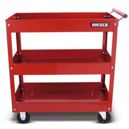 Carrito De Servicio Con Triple Charola MIKELS CS-3