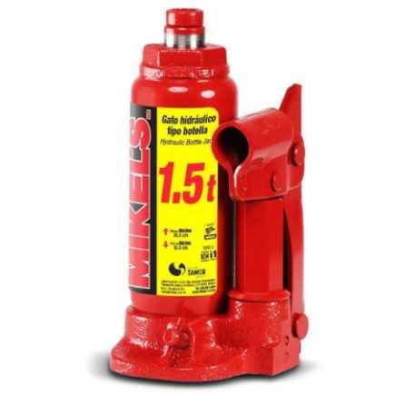 Gato Hidráulico De Botella Con Tornillo De Extensión 1.5 T MIKELS GH-1.5