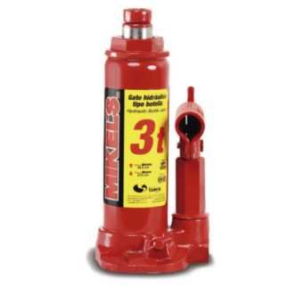 Gato Hidráulico De Botella Con Tornillo De Extensión 3 T MIKELS GH-3