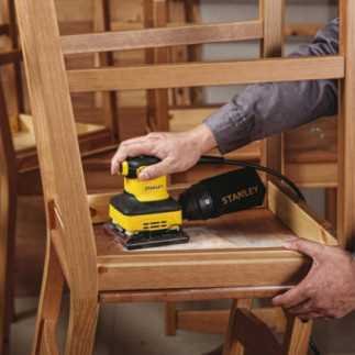 Lijadora De 1/4 De Hoja 420 Watts Stanley SS24-B3