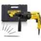 Rotomartillo SDS Plus 1" 800 W 2.4 J 4,300 gpm + brocas + estuche STANLEY SHR263KA-B3 Rotomartillo SDS Plus 1" 800 W 2.4 J 4,300 gpm + brocas + estuche STANLEY SHR263KA-B3
