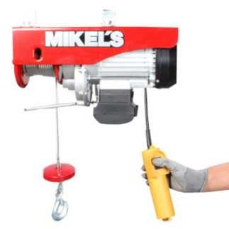Polipasto Eléctrico 600 Kg Cable 12 M MIKELS PE-600