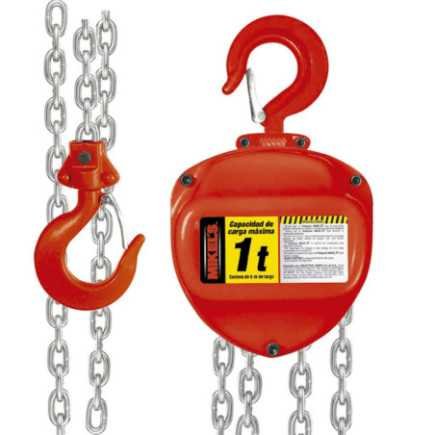 Polipasto Manual 1 T Cadena 6 Mts MIKELS PM-16