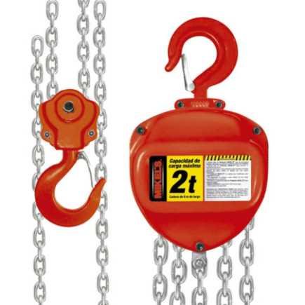 Polipasto Manual 2 T Cadena 6 Mts MIKELS PM-26