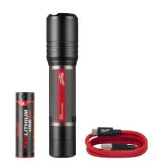 Linterna De Enfoque Deslizante Redlithium Usb De 2000 L