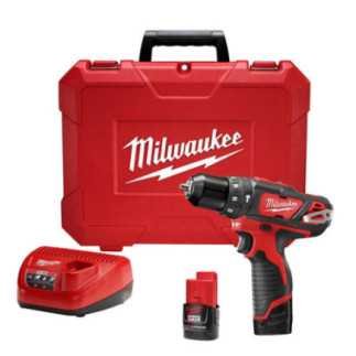 Destornillador 3/8" Compacto 12 Volts Li-Ion 0-400, 0-1,500 Rpm Milwaukee 2408-22