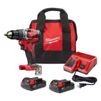 Taladro 1/2" Milwaukee 2801-22CT 18V  0-500-0-1800 Rpm
