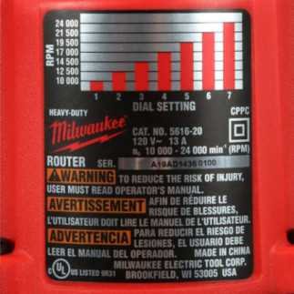 Router 2-1/4 HP Milwaukee 5616-20