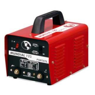 Soldadora De Electrodo Portátil 125 Amperes Con Juego De Cables Soldadoras Mundial Mun125Ca