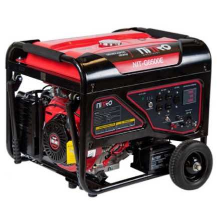 Generador 7,500 W 16 Hp 110-220 Volts 60Hz Con Marcha Y Bate G8500E