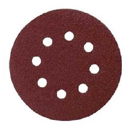 Disco De Lija Velcro 5" Para Madera G 120 50 Piezas Perforada Makita P43664