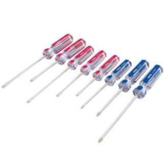 Desarmadores, 8 Piezas,Jgo Mango Pvc, Pretul