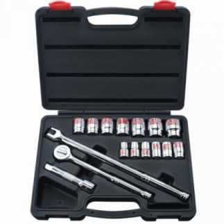 Dados Con Matraca 17 Piezas 1/2" Neiko 02491A