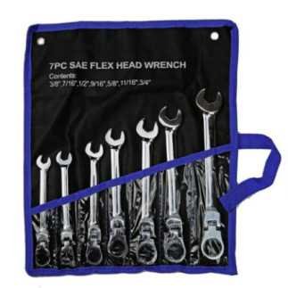 Llaves Combinadas Tipo Matraca Flex 7 Piezas Stark Tools 18704