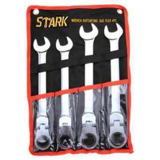Llaves Combinadas Tipo Matraca Flex 4 Piezas Stark Tools 18707
