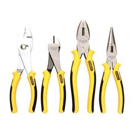 Pinzas De 4 Piezas Electricista Corte Punta N.R. Stanley 84058