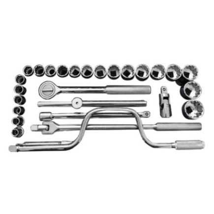 Dado 1/2" 10-32 Mm Std Mando 1/2" 29 Piezas Stanley 86504