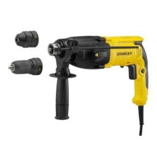 Rotomartillo SDS Plus 1" 800 W 0-1,250 rpm + mandril + estuche STANLEY SHR264K-B3