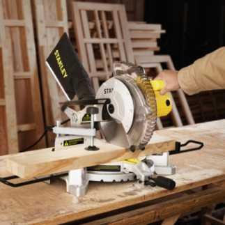 Sierra de Inglete Compuesta 10" 1,650 W 4,800 rpm STANLEY SM16-B3