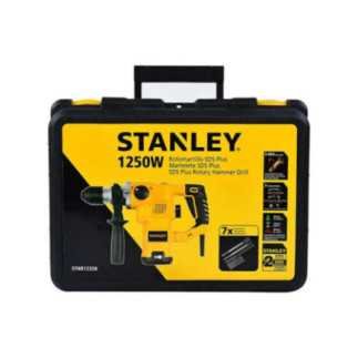 Rotomartillo SDS Plus 1-1/4" 1,250 W 3.5 J 0-4,100 gpm + brocas STANLEY STHR1232K-B3