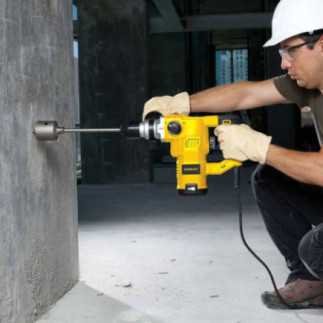 Rotomartillo SDS Plus 1-1/4" 1,250 W 3.5 J 0-4,100 gpm + brocas STANLEY STHR1232K-B3