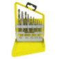 Juego de extractor para tornillos con brocas 10 piezas Surtek 107044
