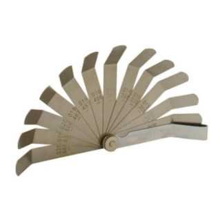 Calibrador en pulgadas 12 hojas dobladas 45° SURTEK 107323