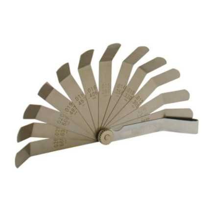 Calibrador en pulgadas 12 hojas dobladas 45° SURTEK 107323