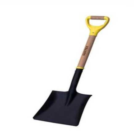 Pala con mango de madera con puño contractor grip cuadrada Surtek 130601