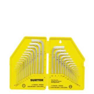 Juego de llaves hexagonales tipo "L" combinadas 30 piezas Surtek ALLF30