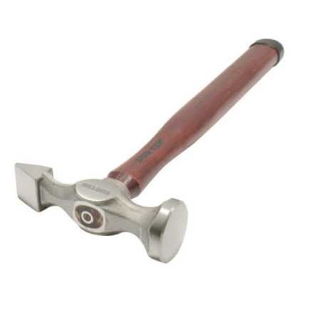 Martillo laminero plana-cruzada con mango de madera hickory Americano de 13" 11 oz Surtek MHP4