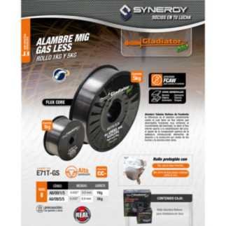 Microalambre Flux Sin Gas Wire Aws E71T-Gs 0.9Mm X 1 Kg SYN-A80915