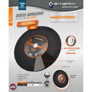 Disco Oxido De Aluminio Grano 40 14"X564"X1" SYN-DAC635032