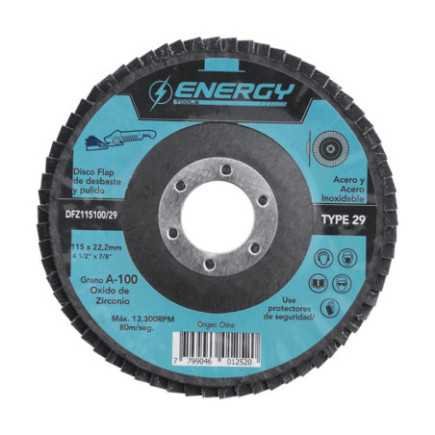 Disco Laminado De Oxido De Zirconio G 100 4-12"X78" SYN-DFZ11510029