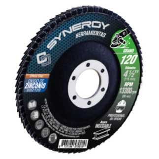 Disco Laminado De Oxido De Zirconio G 120 4-12"X78" SYN-DOZ120