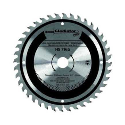 Disco Inserto Metal Duro 8-14X1"X40T Corte Madera SYN-HSIDM814