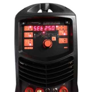 Soldadora Electrodo, Tig 250 A 12" 220 V + 2 Escuadras Mag SYN-ITE82501-D2
