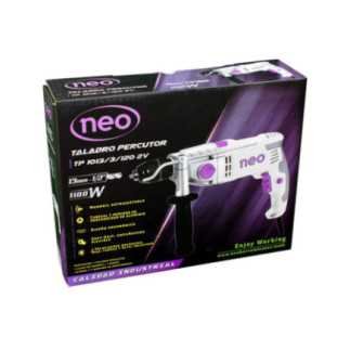Rotomartillo 1/2" 1,100 W 0-1,200/ 0-3,200 rpm cierre rápido NEO TP 1013/3/120 2V