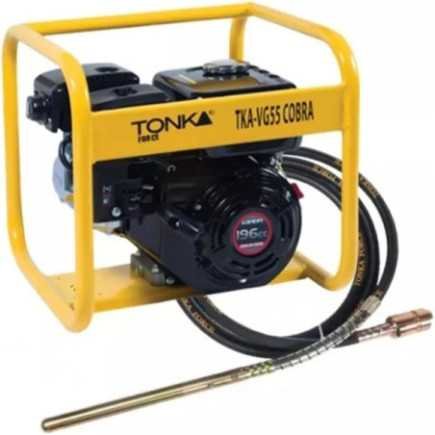 Vibrador Para Concreto Motor Loncin 7Hp C/Chicote 6M CEN-TKA-VG55RTC