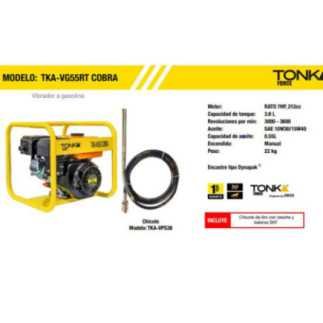 Vibrador Para Concreto Motor Loncin 7Hp C/Chicote 6M CEN-TKA-VG55RTC
