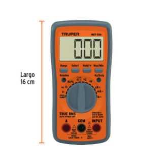 Multimetro Profesional Con Rms Verdadero Y Auto Rango TRUP-100361