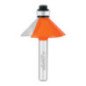 Broca para router, chaflán, 1-1/4' con balero TRUPER TRUP-11468