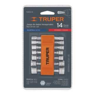Dados Para Taladro 14 Piezas Truper 12844