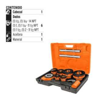 Tarraja Para Tubo 9 Piezas Truper 13071