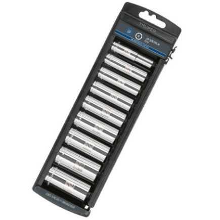 Juego De 9 Dados Largos Cuadro 3/8' Mm, Truper